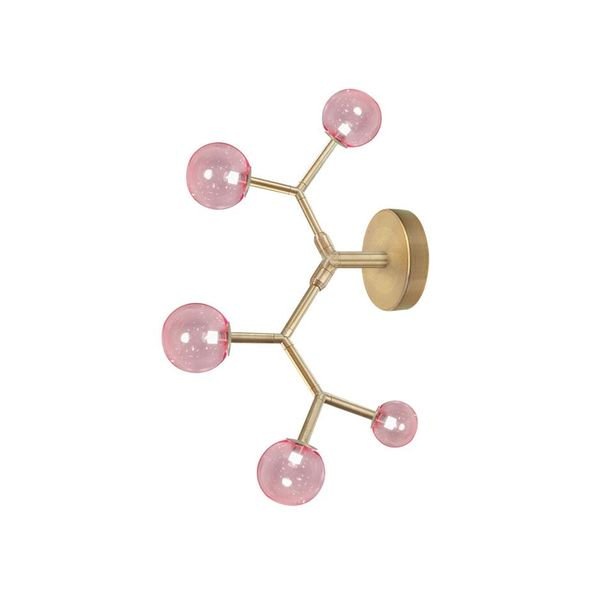 【MARETTI】オランダ・LEDウォールライト「LIGHTNING」5灯 BRONZE（W350×H500mm）