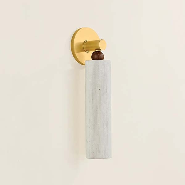 【MITZI】アメリカ・モダンウォールライト「Reyn」1灯ゴールド（W121×D96×H407mm）