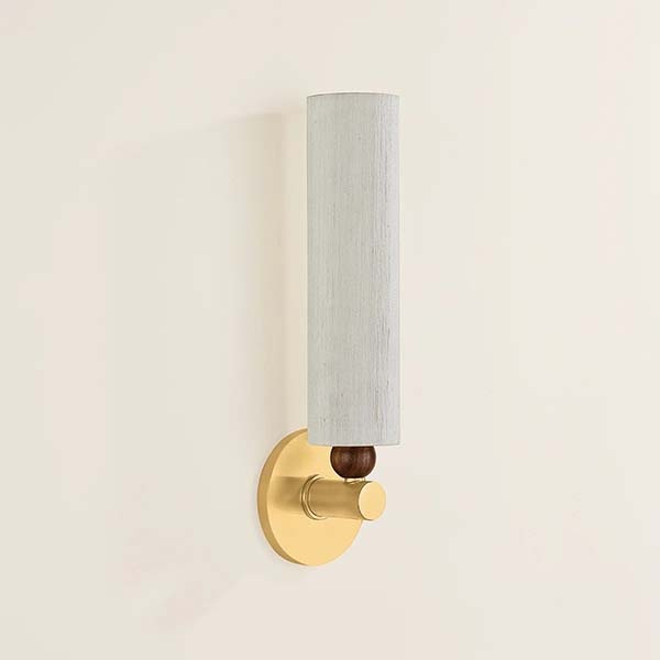 【MITZI】アメリカ・モダンウォールライト「Reyn」1灯ゴールド（W121×D96×H407mm）