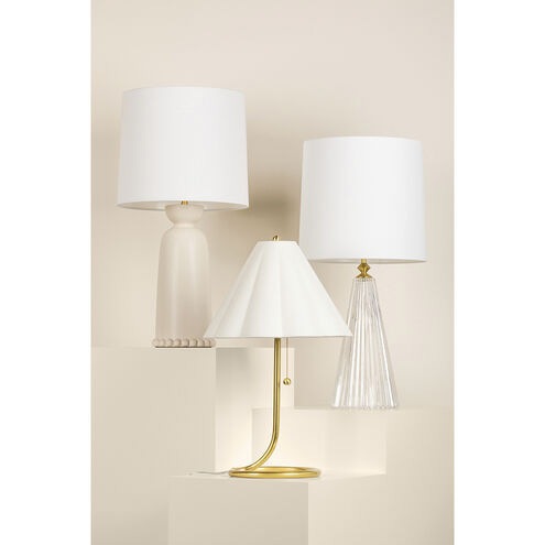 【MITZI】アメリカ・デザイン照明 テーブルライト「Martha」1灯 ゴールド（Φ360×H580mm）