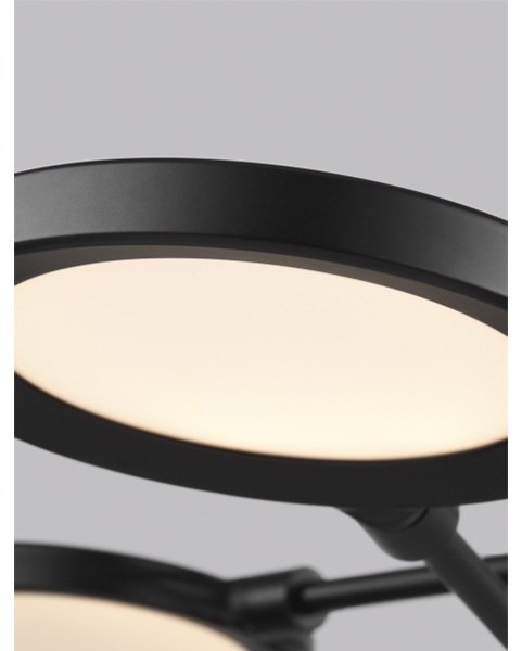 【TECH LIGHTING】アメリカ・ペンダントライト「SPECTICA」6灯Matte Black（W820×L670×H560mm）