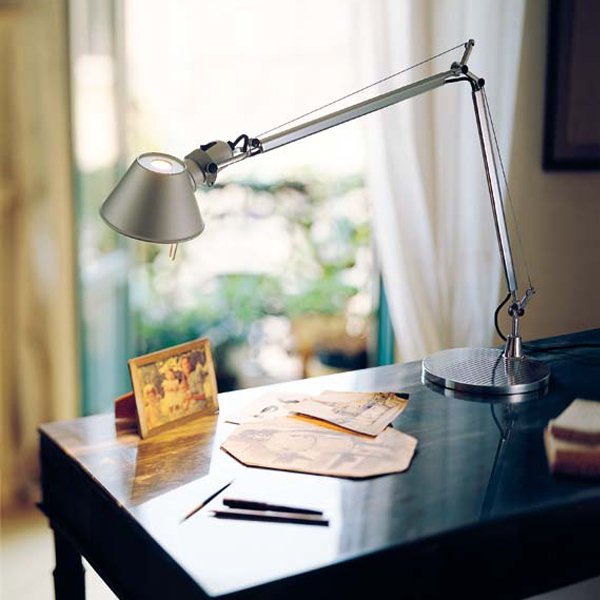 Artemide】「Tolomeo Mini table lamp, aluminium」デザイン照明