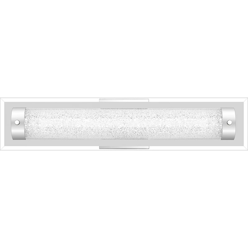 【QUOIZEL】アメリカ・デザイン照明 バスルーム照明 LEDウォールライト「Glitz」クローム（W550×D80×H120mm）