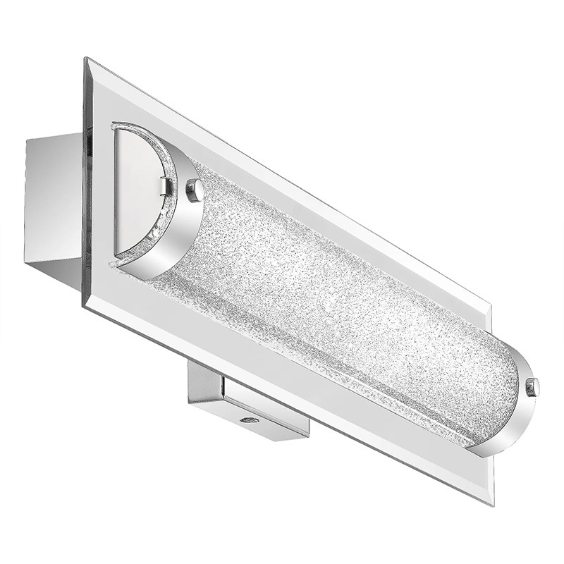 【QUOIZEL】アメリカ・デザイン照明 バスルーム照明 LEDウォールライト「Glitz」クローム（W550×D80×H120mm）