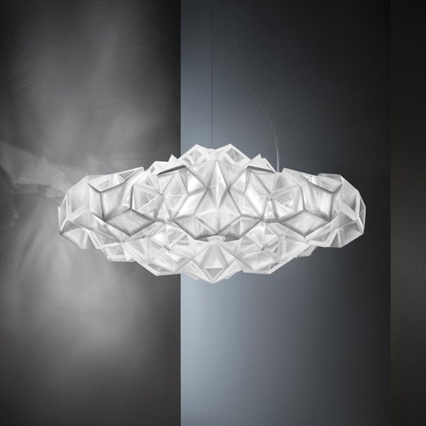 LEDペンダントライト アンバー/ホワイト (D600mm×H250mm)