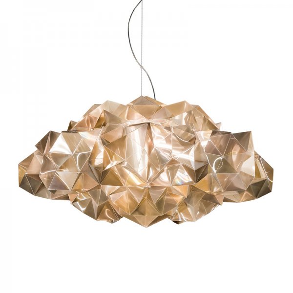 LEDペンダントライト アンバー/ホワイト (D600mm×H250mm)