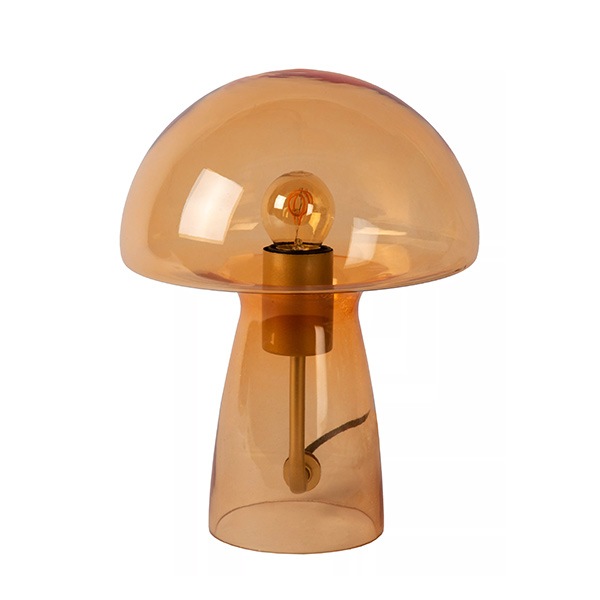 LUCIDE】ベルギー デザイン照明 テーブルライト「FUNGO」Orange（φ280
