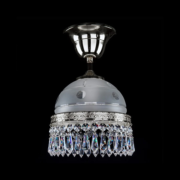 【ART GLASS】クリスタルシーリングシャンデリア「ENARETE I.」1灯（φ160×H180mm）