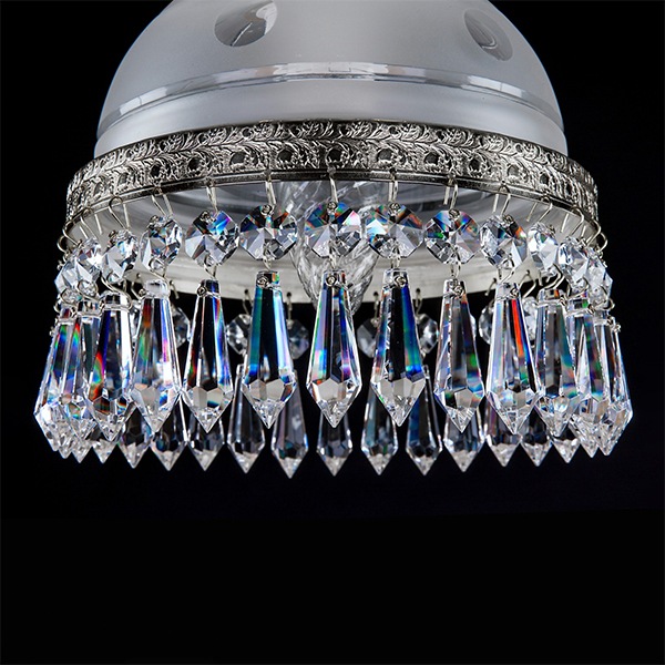 【ART GLASS】クリスタルシーリングシャンデリア「ENARETE I.」1灯（φ160×H180mm）