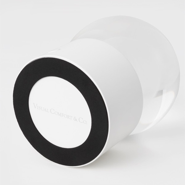 【TECH LIGHTING】アメリカ・テーブルライト「Mina Accent Rechargeable Table Lamp」ホワイト（W102×D102×H140mm）