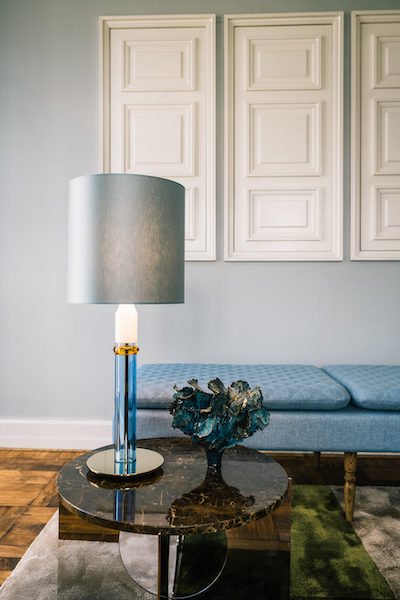 【DESIGN BY US】デンマーク・北欧照明 ガラステーブルライト「Carnival Table Lamp」1灯（Φ300×H720mm）