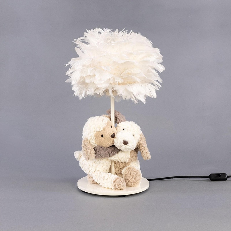 Mullan】アイルランド「Foz Teddy Cloud Table Lamp」テディベア