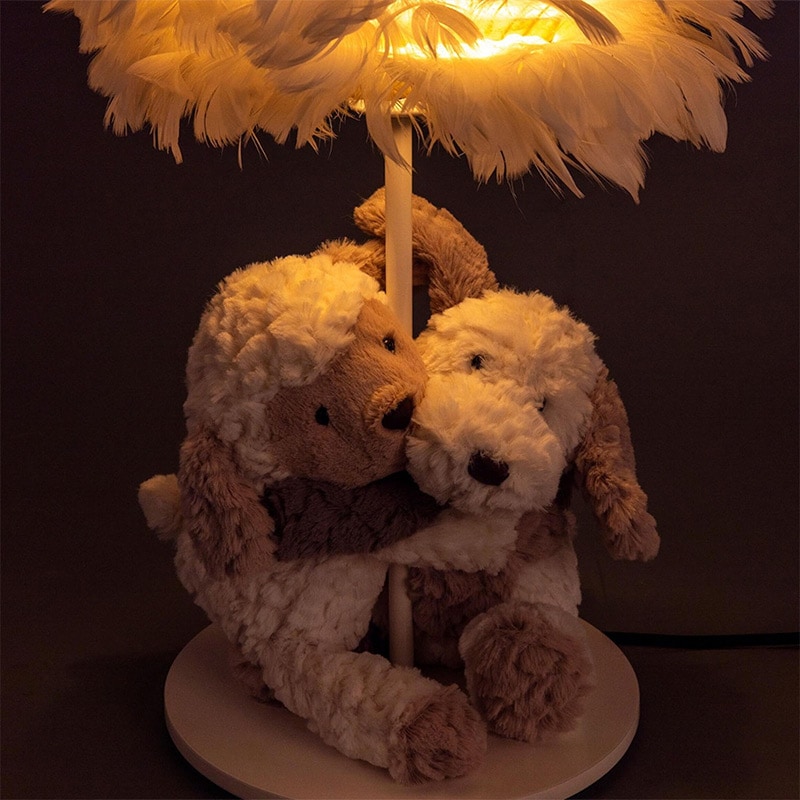 Mullan】アイルランド「Foz Teddy Cloud Table Lamp」テディベア