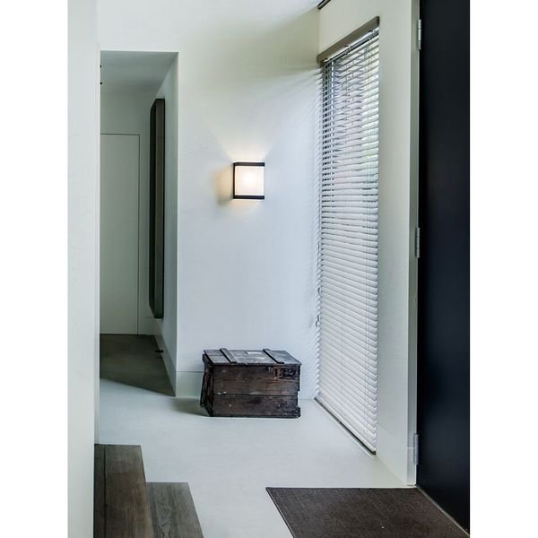 【MARETTI】オランダ・シェードウォールライト「PIOTELLO」1灯 BLACK（W220×D120×H290mm）