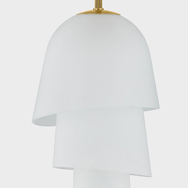 【CORBETT】アメリカ・デザイン照明 ペンダントライト「Hela」ゴールド (W458×H788mm)