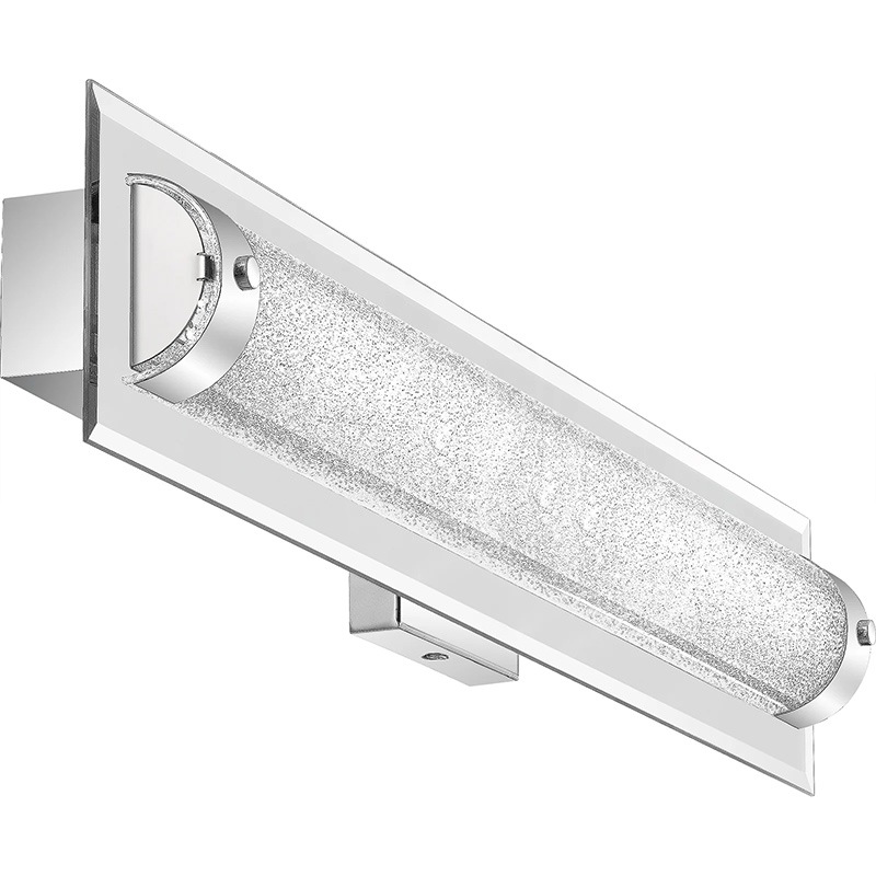 【QUOIZEL】アメリカ・デザイン照明 バスルーム照明 LEDウォールライト「Glitz」クローム（W800×D80×H120mm）