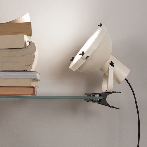 【Nemo Lighting】「Projecteur 165 clip lamp, white sand」クリップライト ホワイトサンド（Φ170×D180mm）
