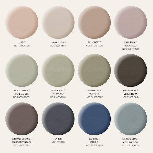 【aromas】 スペイン・インテリア照明「DENA」テーブルライト（本体のみ） 1灯 ブラック／ブラウン／グレー／ホワイト／ピンク (Φ210mm)