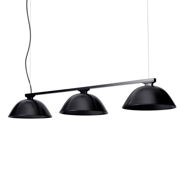 【Wästberg】北欧デザイン照明「w103 Sempé s3 pendant, jet black」ペンダントライト(W1180×H150mm)