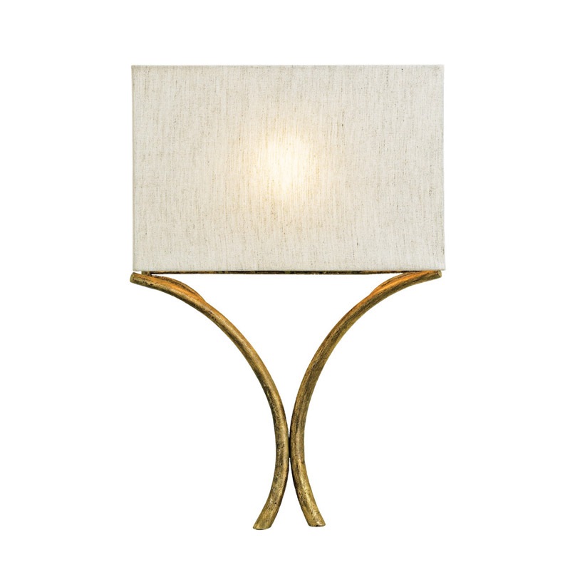 【CURREY】アメリカ・ウォールライト 1灯「Cornwall」ゴールド（W310×D100×H460mm）