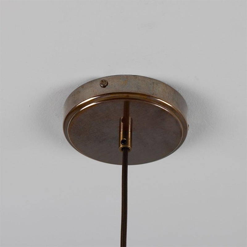 【Mullan】アイルランド「Bog Oak-Organic Ceramic Bathroom」ディスクペンダントライト 1灯 マットホワイト(φ280×H110mm)