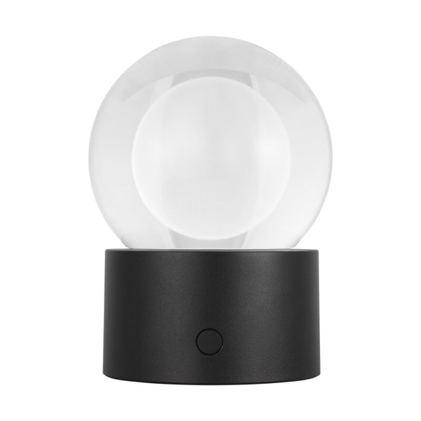 【TECH LIGHTING】アメリカ・テーブルライト「Mina Accent Rechargeable Table Lamp」ブラック（W102×D102×H140mm）
