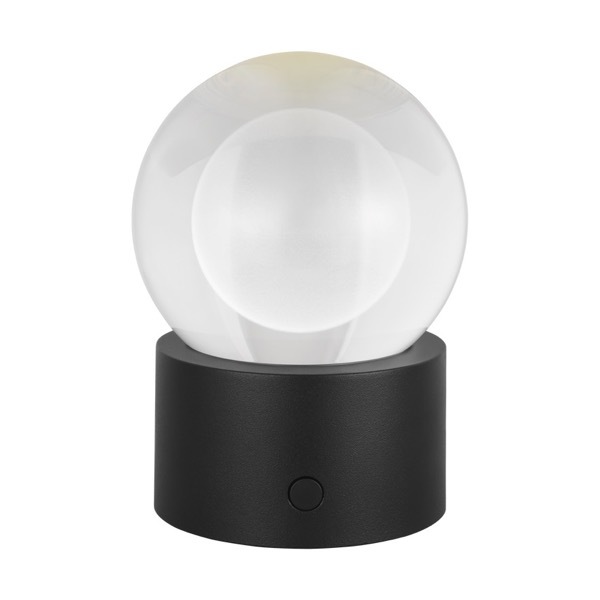 【TECH LIGHTING】アメリカ・テーブルライト「Mina Accent Rechargeable Table Lamp」ブラック（W102×D102×H140mm）