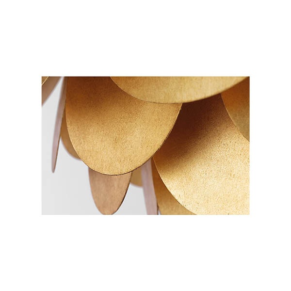 【Visual Comfort】アメリカ・デザイン照明 フラッシュマウント「Cynara XL Flush Mount」1灯・ゴールド（W584×H343mm）