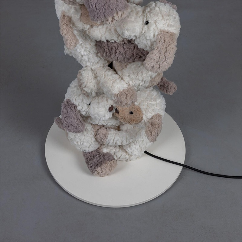 【Mullan】アイルランド「Foz Teddy Cloud Floor Lamp」テディベアクラウド フロアライト13灯(φ950×H1560mm)