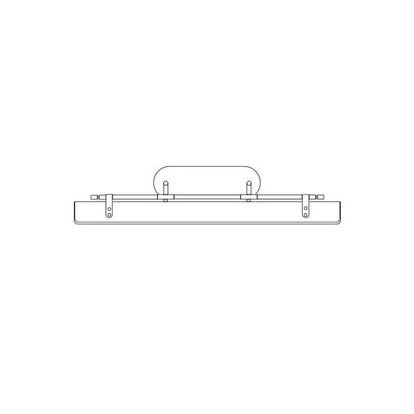 【Alora】アメリカ・Valise デザイン照明 ホテルライクなLEDウォールライト  エイジドニッケル／タキシードレザー（W800×D110×H180mm）