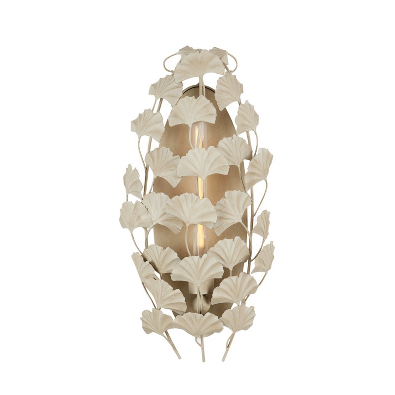 【CURREY】アメリカ・ウォールライト 1灯「Maidenhair」クリーム（W266×D152×H546mm）