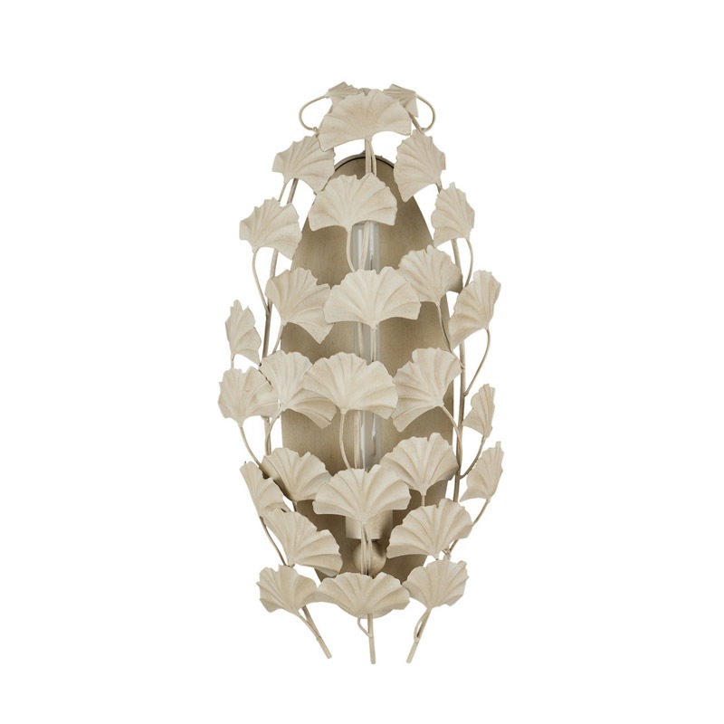 【CURREY】アメリカ・ウォールライト 1灯「Maidenhair」クリーム（W266×D152×H546mm）