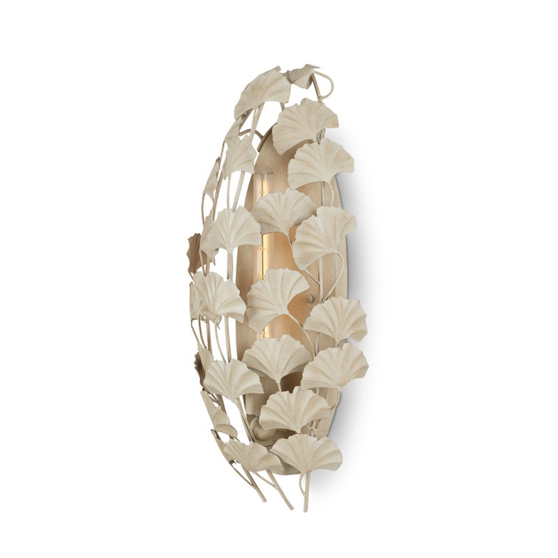 【CURREY】アメリカ・ウォールライト 1灯「Maidenhair」クリーム（W266×D152×H546mm）