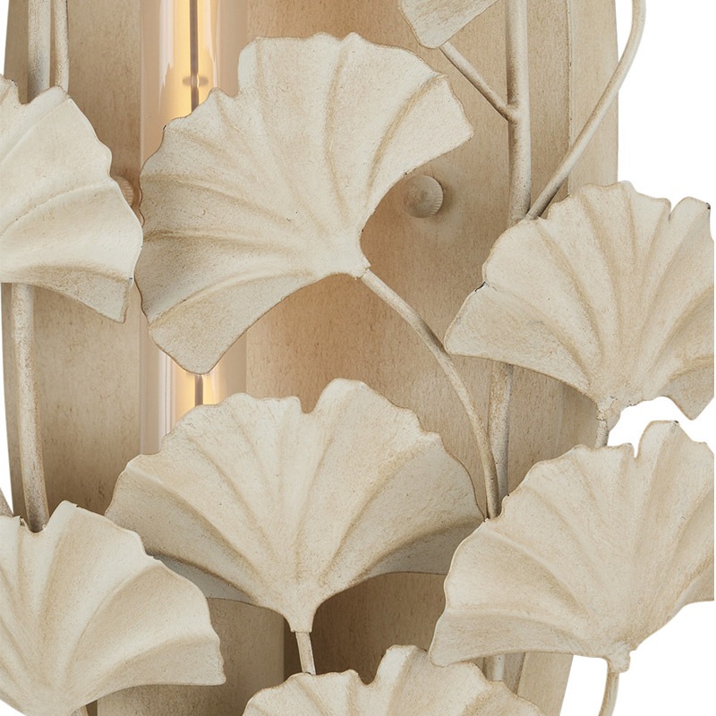 【CURREY】アメリカ・ウォールライト 1灯「Maidenhair」クリーム（W266×D152×H546mm）