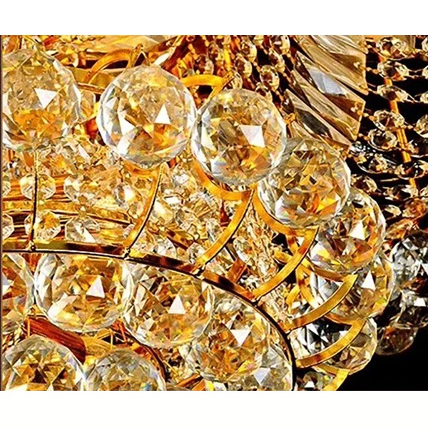 デザイン照明　クリスタルシーリングシャンデリア　ゴールド／クローム（φ600～1800mm）