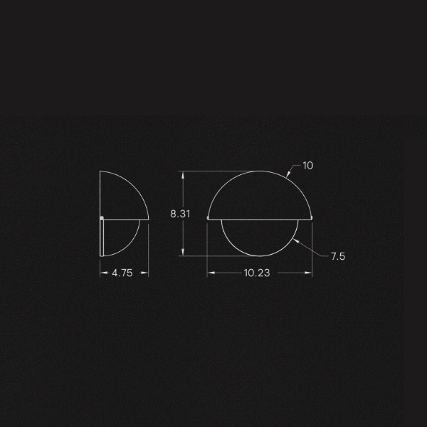 【ALLIED MAKER】 アメリカ・インテリア照明「Axis Sconce」ウォールライト カスタムカラー (W261×D121×H210mm)