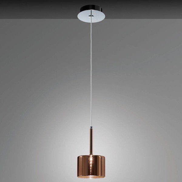 【Axolight】 イタリア・インテリア照明「Spillray SP G」Metallic Bronze (Φ140×H253mm)