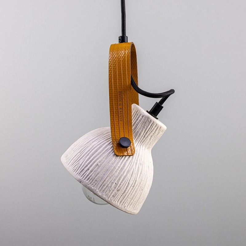 【Mullan】アイルランド「Pera-Ceramic Pendant」ペンダントライト 1灯 マットホワイト(D135×H150mm)