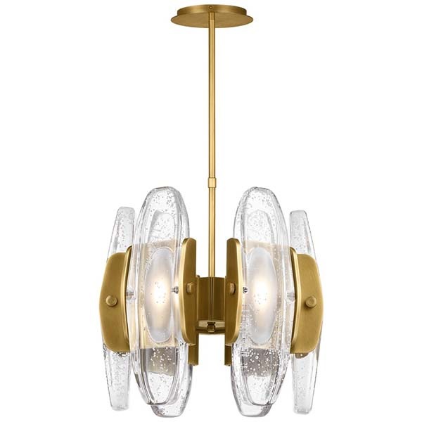 【TECH LIGHTING】アメリカ・モダン照明 ペンダントライト「Wythe Small Chandelier」LED照明 ゴールド（W399×D399×H376mm）