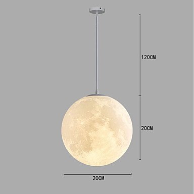リーズナブル】ガラスボールシェード・ペンダントライト1灯・月