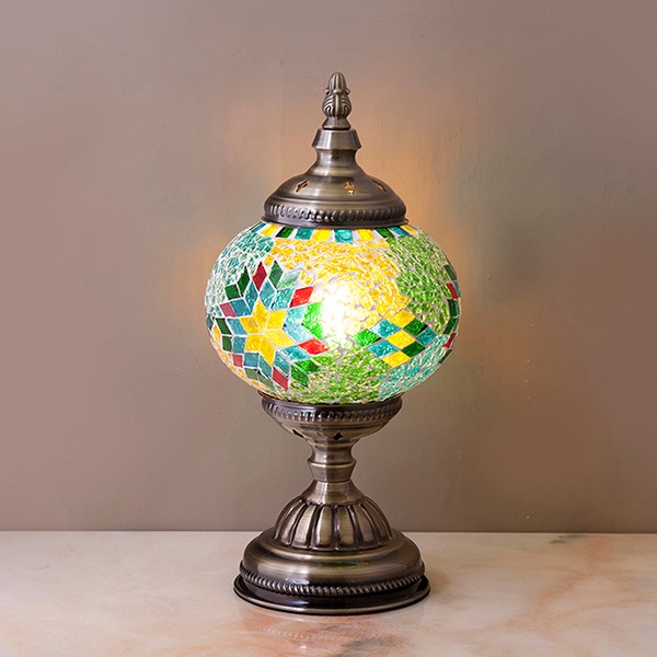 ジョルダン モザイクテーブルランプ 1灯(φ150×H310mm)