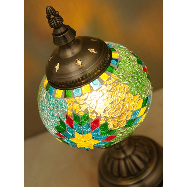 ジョルダン モザイクテーブルランプ 1灯(φ150×H310mm)