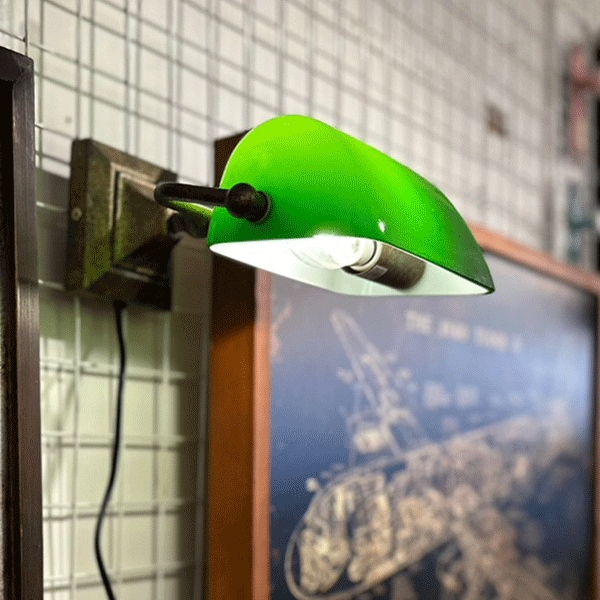 デザイン照明 ウォールライト グリーン(W230×D220mm)