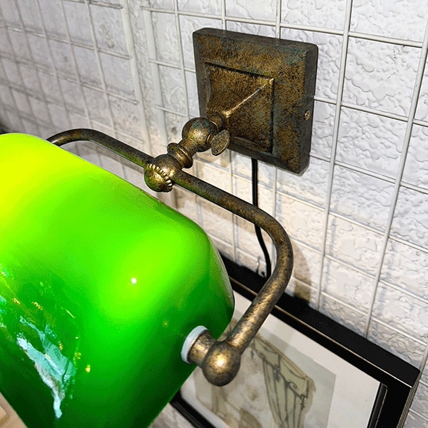 デザイン照明 ウォールライト グリーン(W230×D220mm)