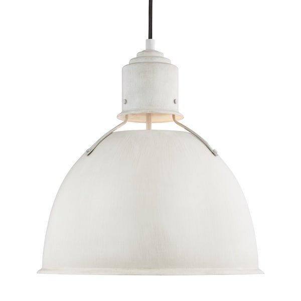 【GENERATION LIGHTING】アメリカ・Sea Gull Collectionペンダントライト「Huey」1灯 ホワイト (Φ381×H401mm)