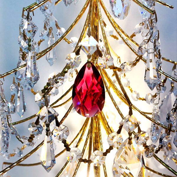 【1台在庫有！】【廃番商品】【CLT】アメリカ・使用クリスマスツリー『Christmas Trees』1灯 ゴールド(W300×H530mm)