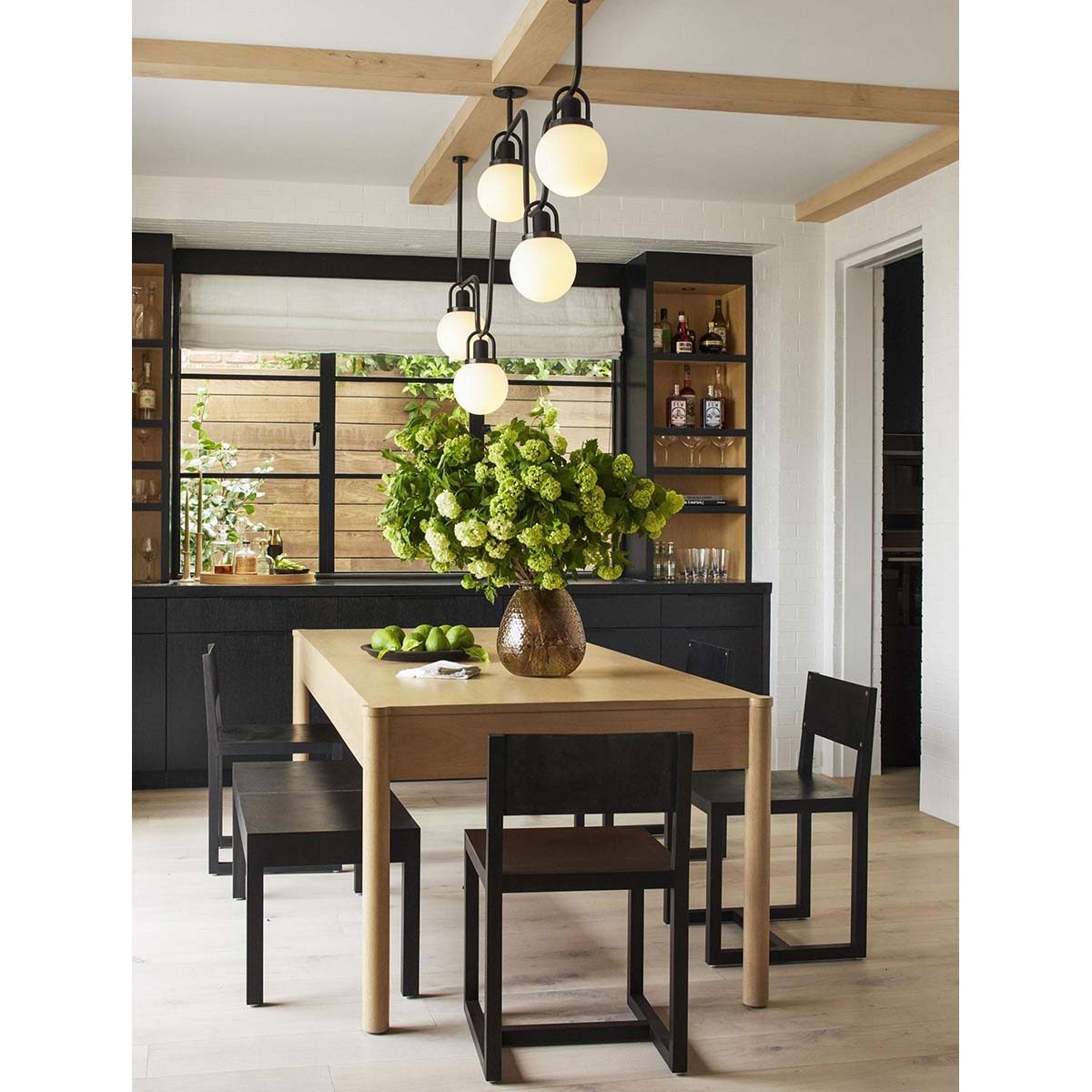 【ALLIED MAKER】 アメリカ・インテリア照明「Escalante 5」ペンダントライト 5灯 カスタムカラー (W1842×D204×H953mm)