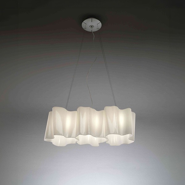 【Artemide】「Logico Suspension」 Suspension 3 in Linea　デザイン照明シーリングライト(W1000×H325mm)