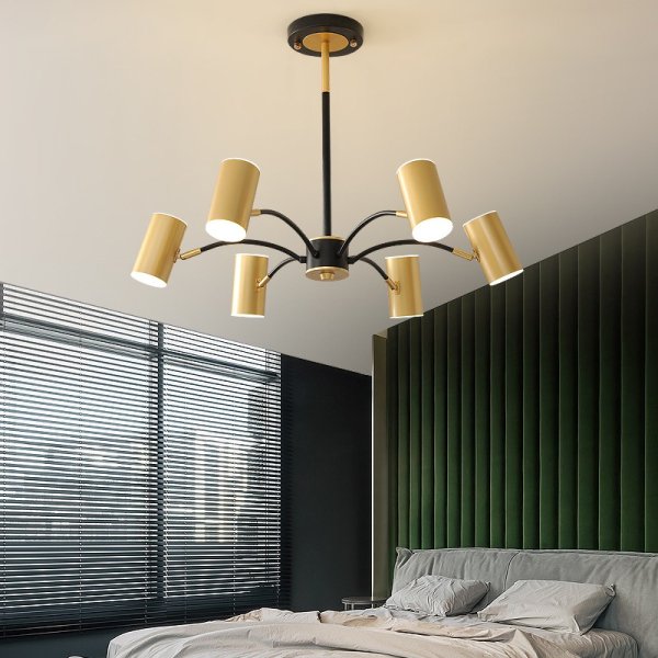 北欧スタイルインテリア照明  6／8／10／12灯 ゴールド（約W700～W950mm）