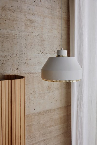 Artek】「AMA 500 pendant, white - brass」デザイン照明ペンダント
